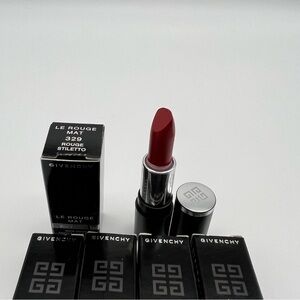 5 travel size Givenchy Le Rouge Mat Lipsticks in Shade Rouge Stiletto